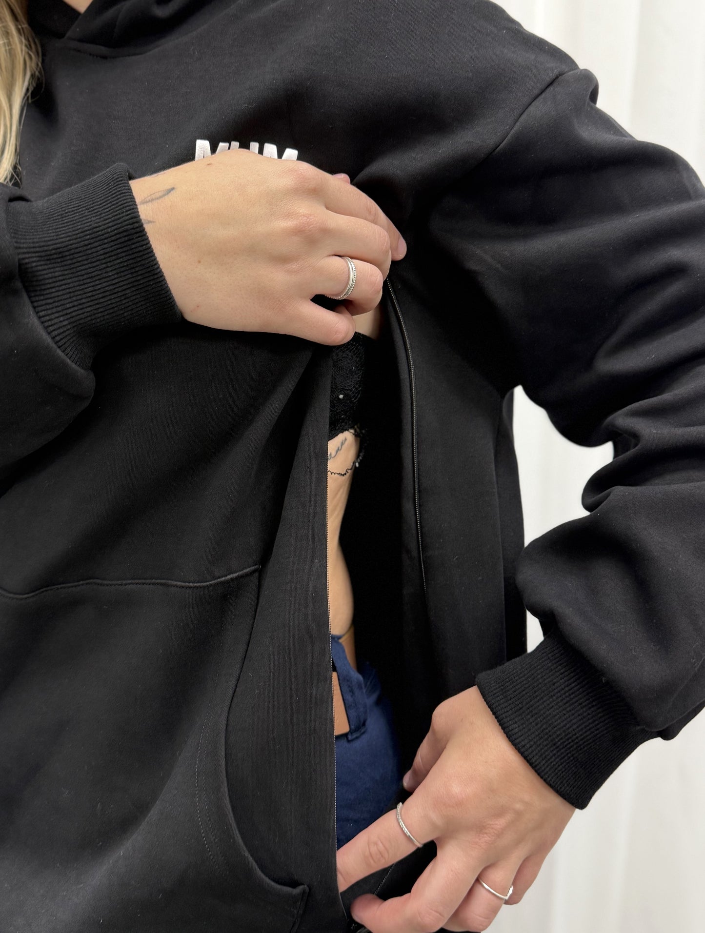 Rebellion Oversize Breastfeeding Hoodie