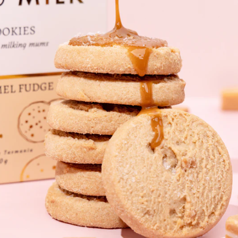 Salted Caramel Fudge Lactation Cookies