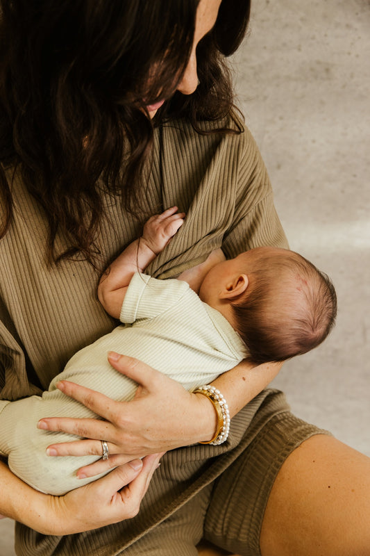 Army Greens Breastfeeding Loungewear Set