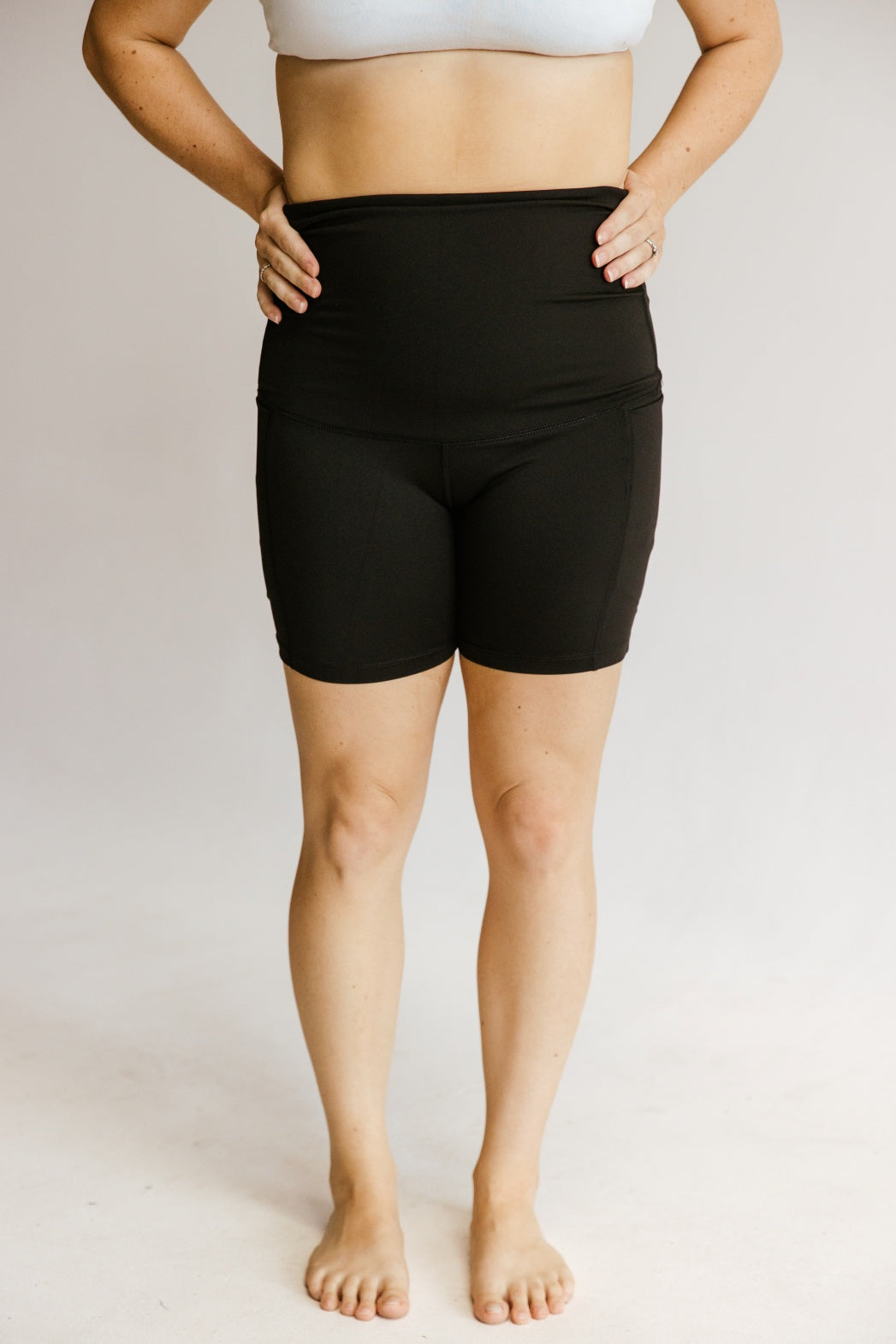 Core Comfort Postpartum Bike Shorts