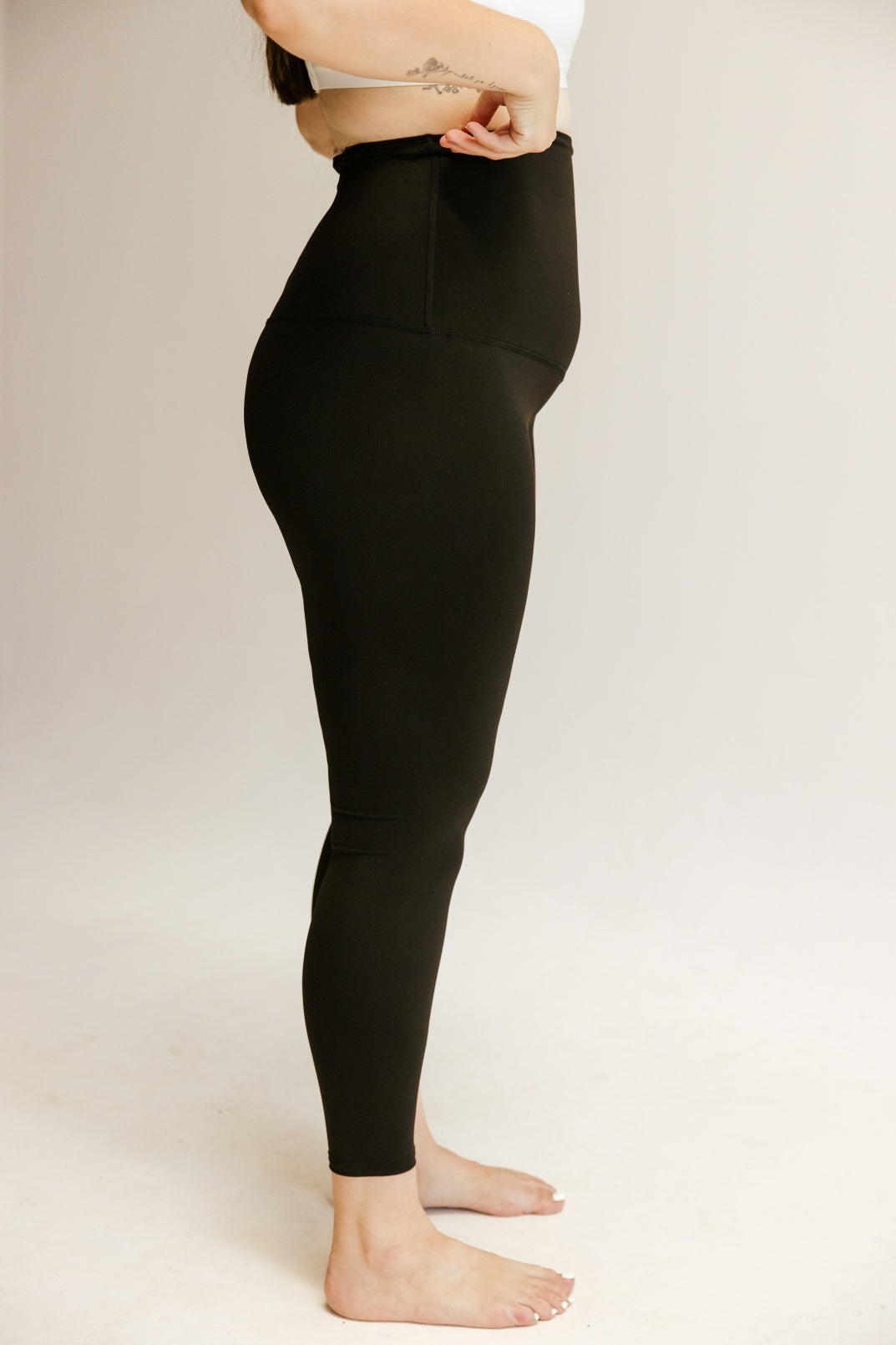 Supportive Postpartum "Ankle Biter" Leggings