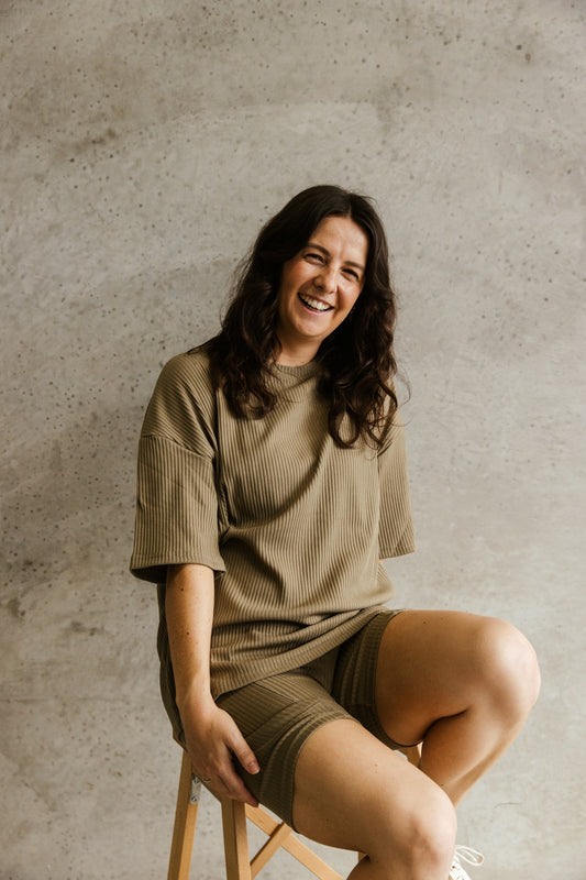 Army Greens Breastfeeding Loungewear Set