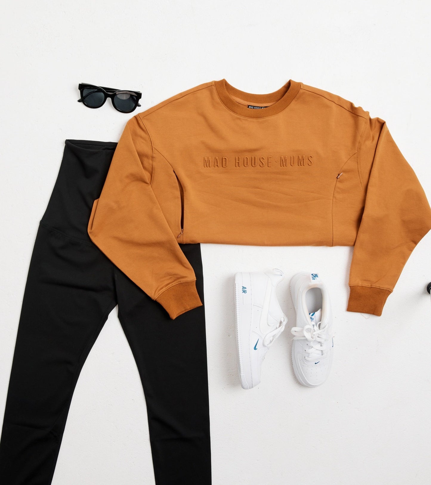 High Waisted Postpartum Support Tights | Full Length |Postpartum and Beyond