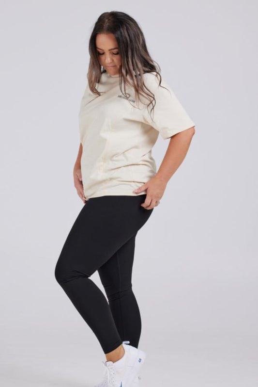 Supportive Postpartum "Ankle Biter" Leggings