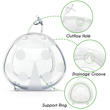 Breast Milk Collector + Caramel Storage Bag Duo