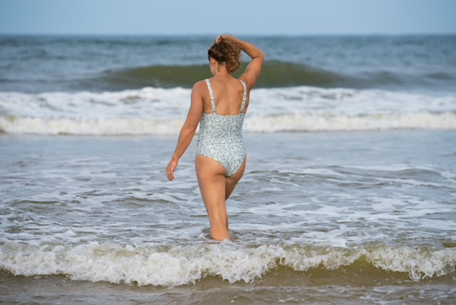 Milky Dayz Charlie Breastfeeding Swimsuit | Groovy Floral One-Piece | Cheeky Fit & Full Brief Options
