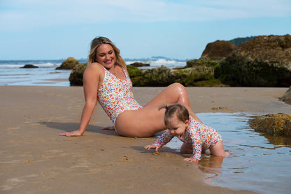 Milky Dayz Mila One-Piece Breastfeeding Swimsuit | Floral Print | Cheeky Cut