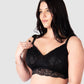 Soft Lace Nursing Bralette | Multifit Comfort & Support for Cup Sizes Up to G | Full Coverage