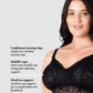 Soft Lace Nursing Bralette | Multifit Comfort & Support for Cup Sizes Up to G | Full Coverage