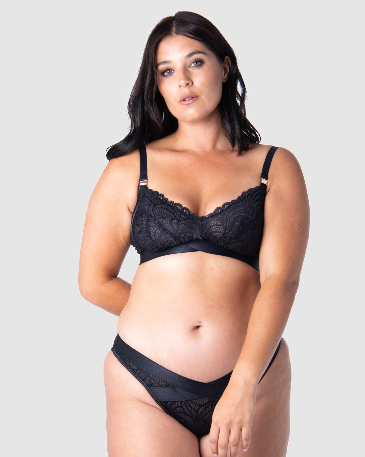 WARRIOR SOFT CUP BLACK MULTIFIT NURSING BRA - WIREFREE