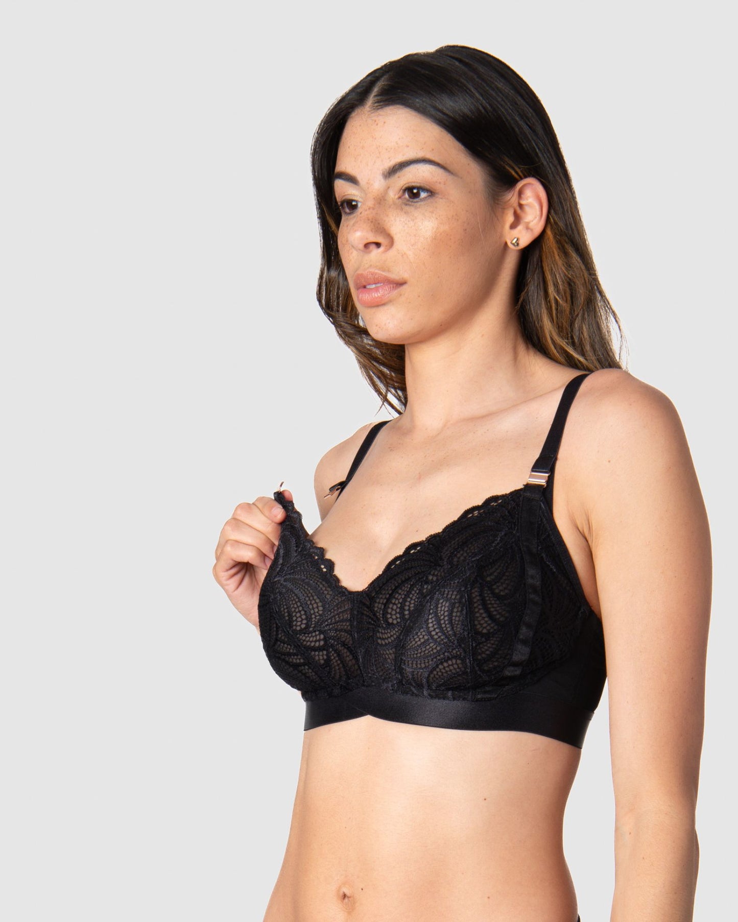 WARRIOR SOFT CUP BLACK MULTIFIT NURSING BRA - WIREFREE