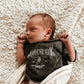 Vintage Eagle Breastfeeding Tee | Hidden Zipper Nursing T-Shirt | Washed Black