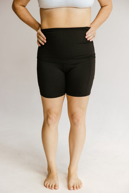 Core Comfort Postpartum Bike Shorts