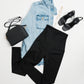 High Waisted Postpartum Support Tights | Full Length |Postpartum and Beyond