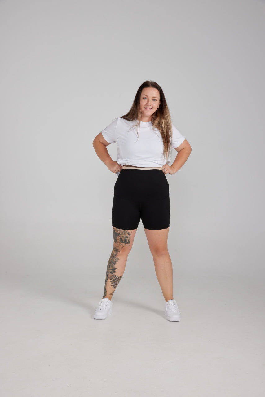 Core Comfort Postpartum and Pregnancy Recovery Bike Shorts/Tights