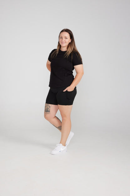 Core Comfort Postpartum Bike Shorts