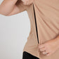 Chic Cocoa Nursing Tee| Effortless Elegance for Every Occasion